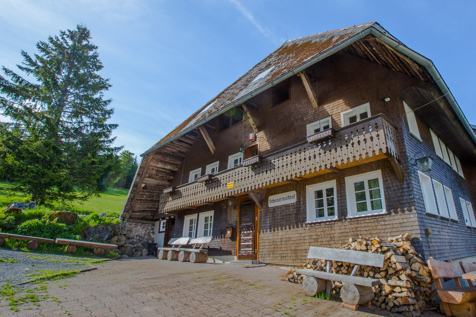 Large Black Forest chalet exterior in Todtnauberg